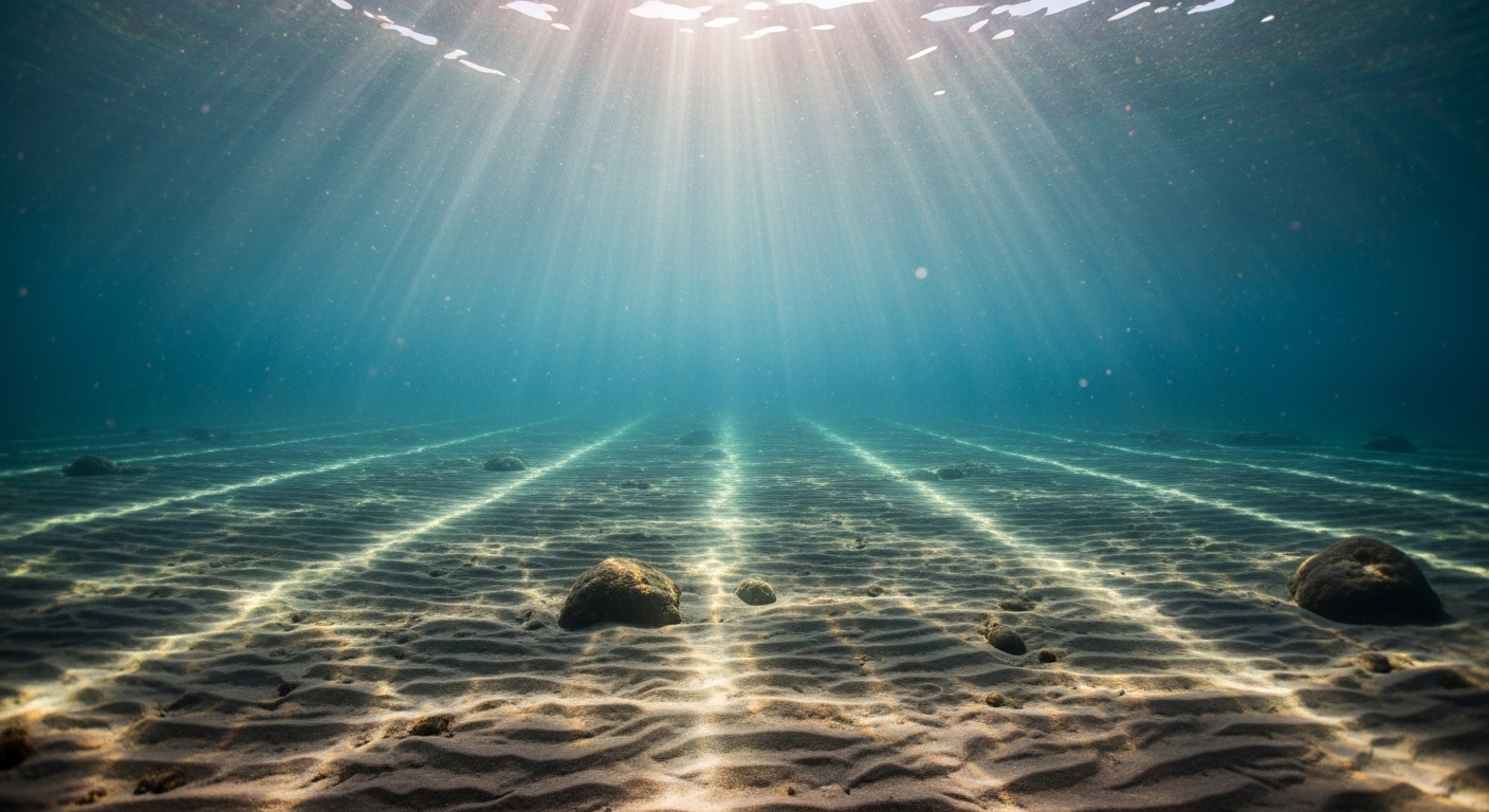 Condiciones ideales en el fondo marino para el primer curso de buceo